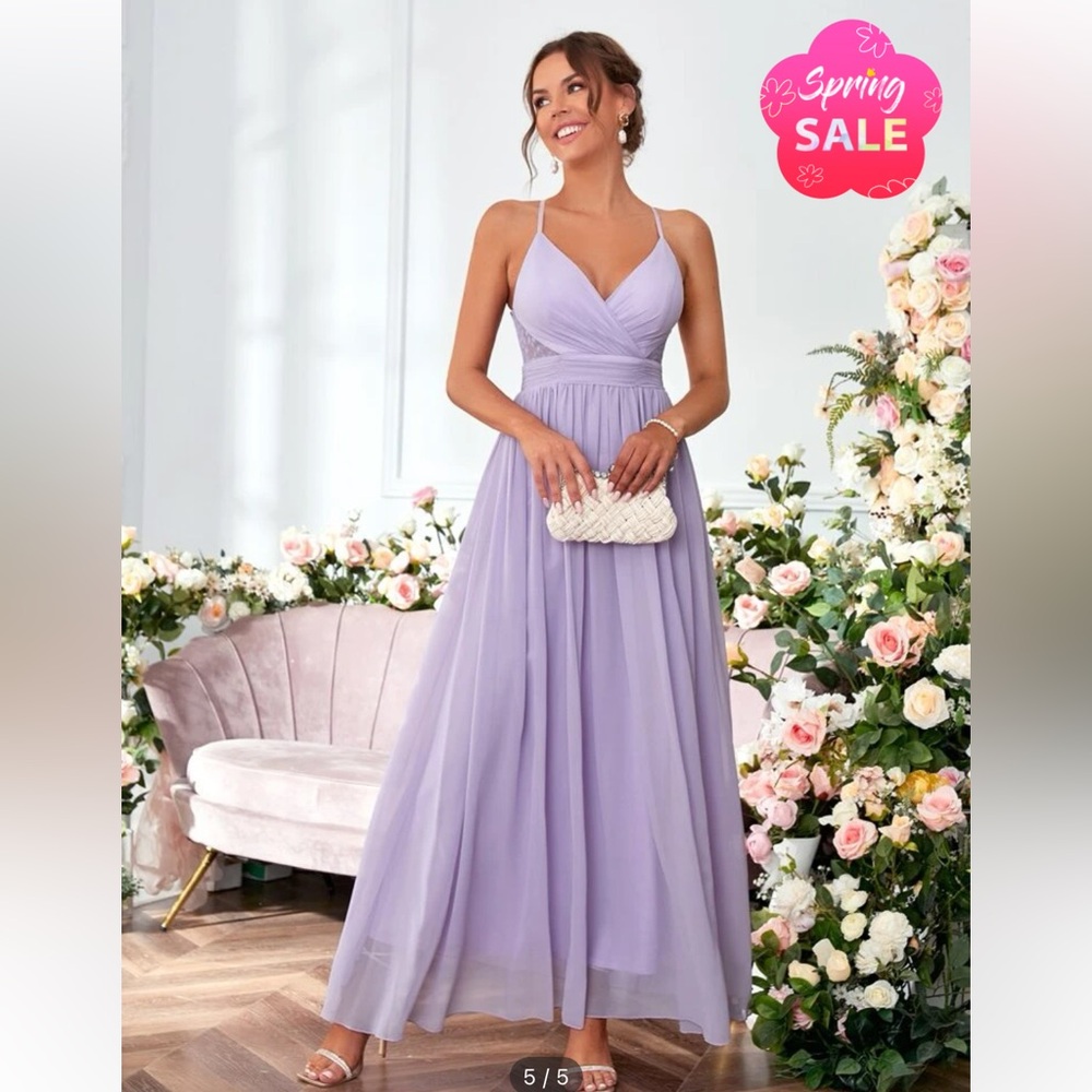 Purple Bridesmaid Dress